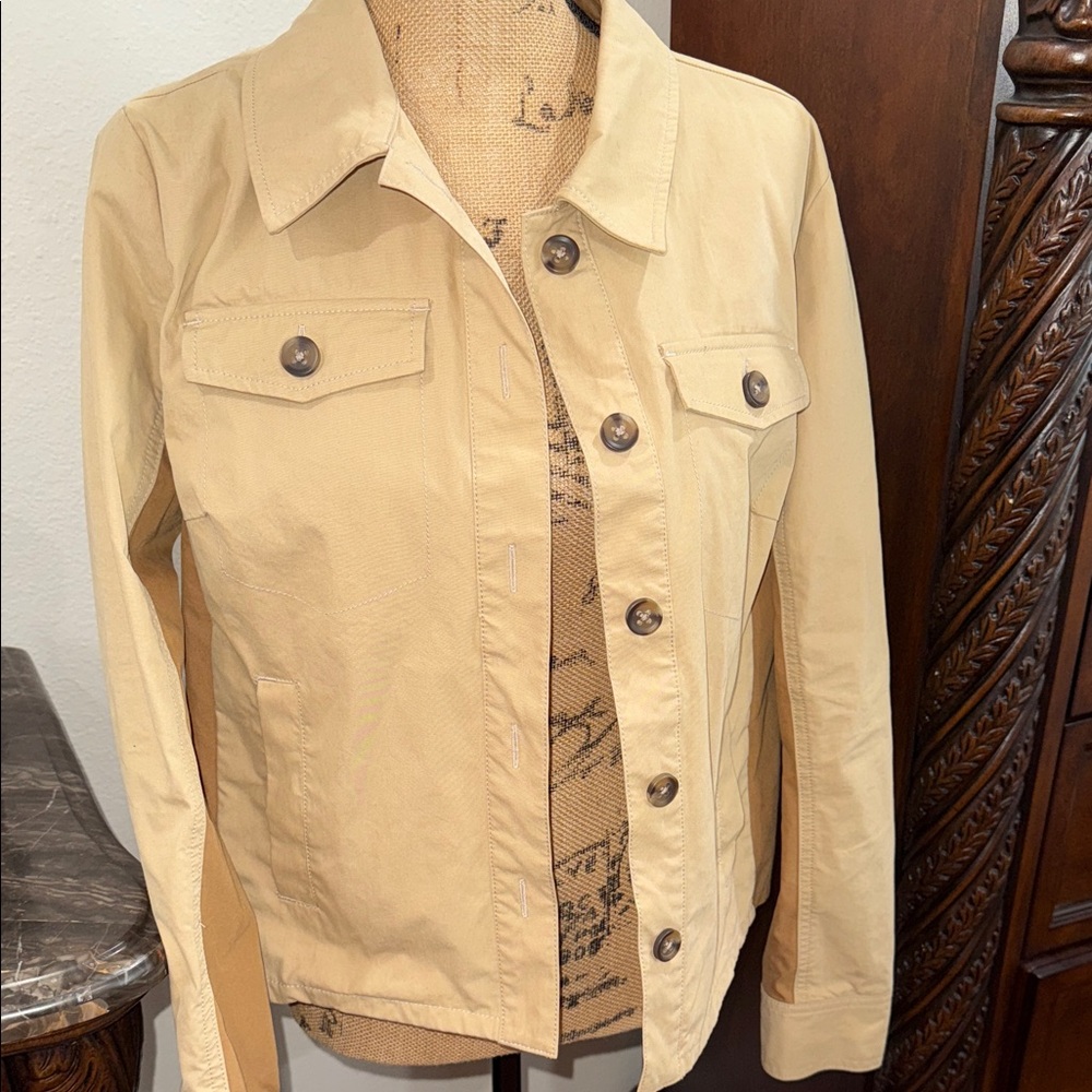 CAbi Tan Utility Jacket for Women - Picture 2 of 3